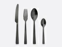 Комплект столовых приборов Урбан matte black 4 персоны, 16 предметов арт. 14.12013.01, 