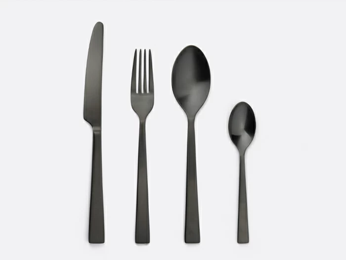 Комплект столовых приборов Урбан matte black 4 персоны, 16 предметов арт. 14.12013.01, 
