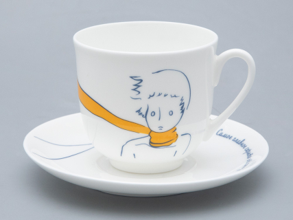 Подарочный набор Чашка с блюдцем, форма Ландыш рисунок Портрет Маленького Принца арт. 81.27752.00.1, 