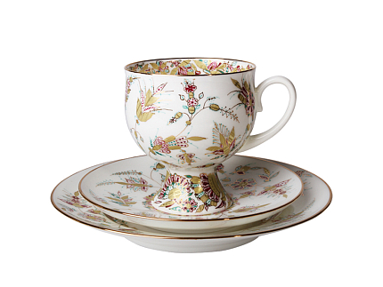 Сервиз кофейный форма Классическая 2 рисунок Золотые ветви, 6 персон 20 предметов, арт. 81.13869.00.1