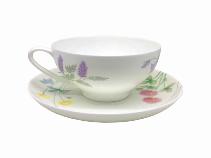Сервиз чайный форма Купольная рисунок Полевые цветы, 6 персон 14 предметов, арт. 81.23109.00.1, 