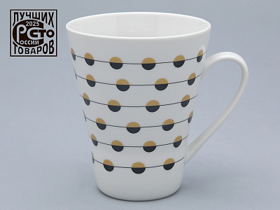 Бокал форма Колокол рисунок Балтийский берег 2, арт 80.45175.00.1