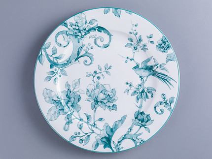 Тарелка мелкая 215 мм. форма Европейская Рисунок Monplaisir Green, арт., 80.48337.00.1