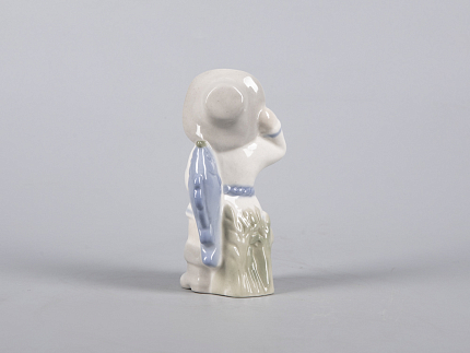 Скульптура Кот с рыбой Удача арт. 82.43056.00.1