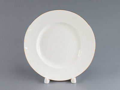 Тарелка Гладкая Золотой кант 155 мм арт. 80.04409.00.1