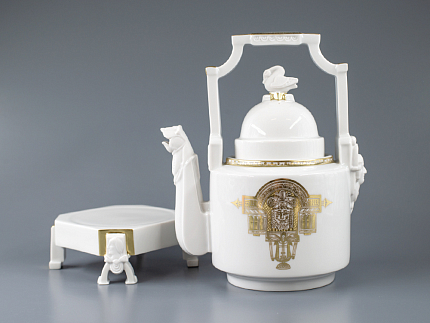 Сервиз форма Беседа рисунок Встреча, 2 персоны 8 предметов, арт. 81.13999.00.1