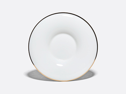 Чашка с блюдцем кофейная 145 мл.,  форма Юлия,  рисунок Золотая лента арт. 81.17853.00.1