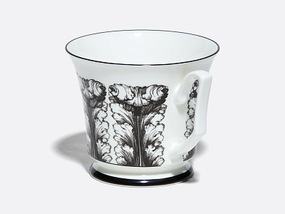 Подарочный набор чашка с блюдцем, форма Юлия рисунок Сысоев Волшебный сад IV арт. 81.30915.00.1