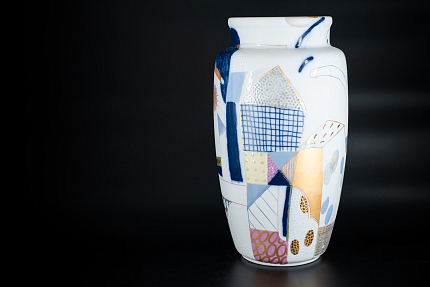 Ваза Город на форме Китайская среднего размера, арт 60.15654.00.1