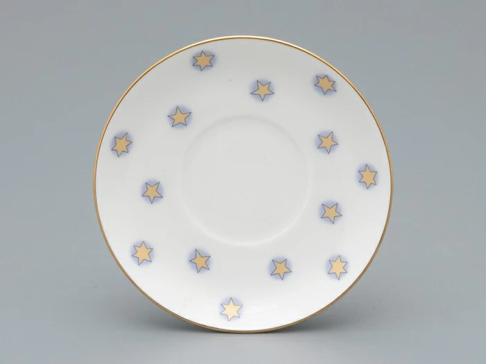 Чашка с блюдцем 180 мл.,  форма Ландыш рисунок Год лошади, арт. 81.33974.00.1, 