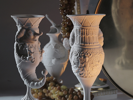 Скульптура Вакх в подарочной упаковке, рисунок Белый, арт. 81.33650.00.1