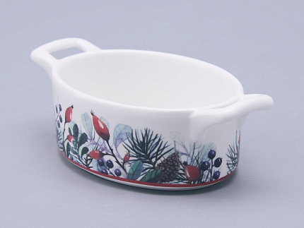 Набор кокотниц (4 предмета) в подарочной упаковке, форма Стандартная, рисунок Календа, арт 42.00076.00.1