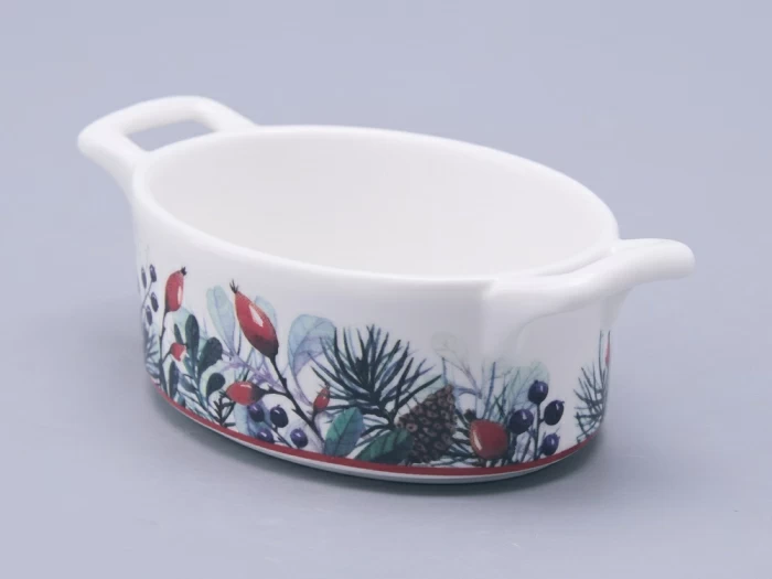 Набор кокотниц (4 предмета) в подарочной упаковке, форма Стандартная, рисунок Календа, арт 42.00076.00.1, 