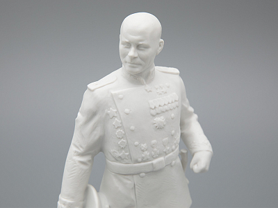 Скульптура Маршал Конев И.С., в подарочной упаковке, Белый бисквит, арт. 81.33454.00.1