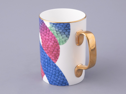 Подарочный набор Бокал с блюдцем и крышкой, форма top, рисунок Лунный змей, арт. 81.32798.00.1, 