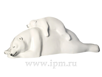 Скульптура Медведица с медвежонком большой размер арт. 82.68014.00.1, 