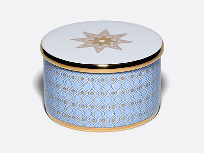 Подарочный набор шкатулка форма Идиллия рисунок Азур арт. 81.28257.00.1