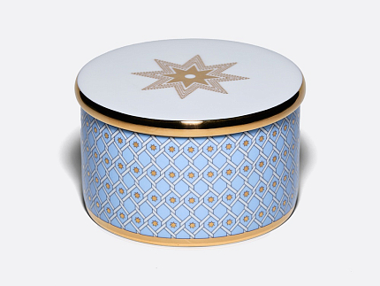 Подарочный набор шкатулка форма Идиллия рисунок Азур арт. 81.28257.00.1