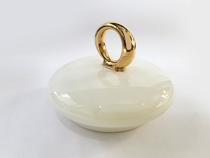 Крышка к сахарнице форма Волна, рисунок Тонкие веточки, арт. 80.07393.00.1