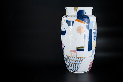 Ваза Город на форме Китайская среднего размера, арт 60.15654.00.1