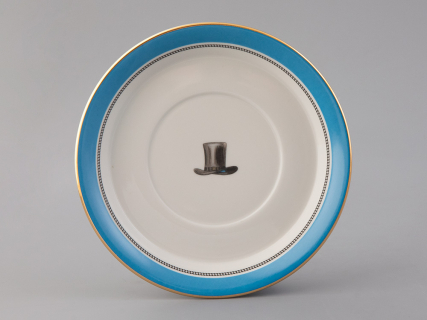 Подарочный набор чайный форма Гербовая рисунок Modes de Paris (Мода Парижа) (синий) арт. 81.25656.00.1, 