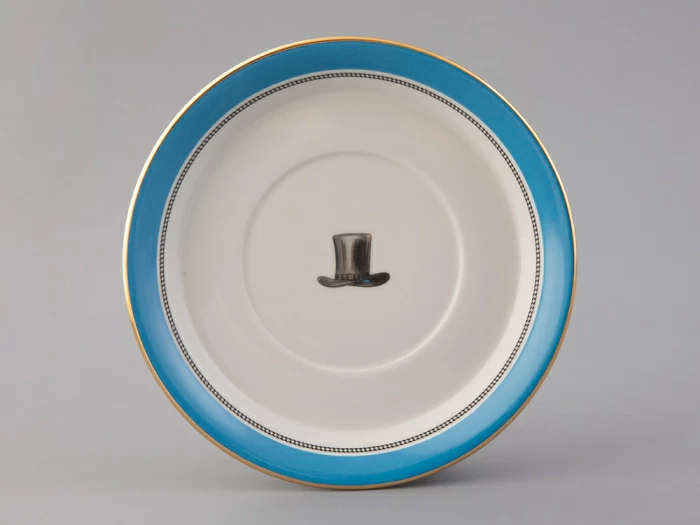 Подарочный набор чайный форма Гербовая рисунок Modes de Paris (Мода Парижа) (синий) арт. 81.25656.00.1, 