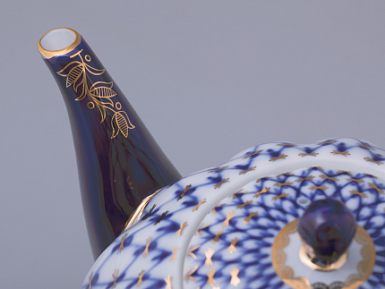 Чайник доливной Тюльпан Кобальтовая сетка 2000 мл арт. 80.00232.00.1