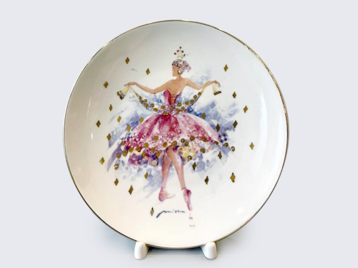 Тарелка декоративная 195 мм форма Эллипс рисунок Принцесса Аврора арт. 80.86808.00.1, 