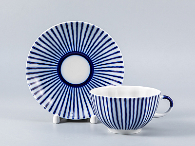 Сервиз чайный форма Тюльпан рисунок Французик, 6 персон 20 предметов, арт. 81.20959.00.1