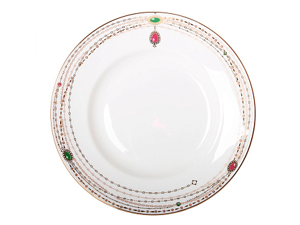 Тарелка мелкая 155 мм Гладкая "Золотой медальон"     арт.  80.65390.00.1