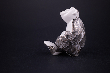 Скульптура Monkey, Серебряная арт 62.09311.00.1