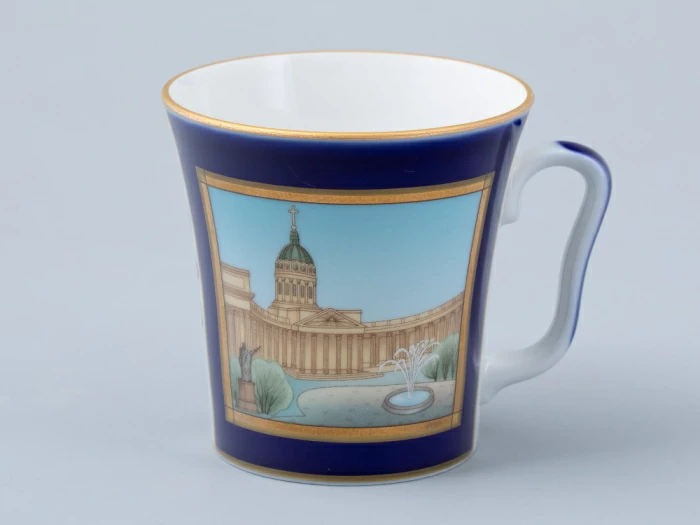 Бокал с блюдцем форма Ленинградский рисунок Канал Грибоедова арт. 81.31476.00.1, 