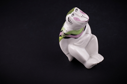 Скульптура Monkey, Зеленая шаль арт 62.09307.00.1