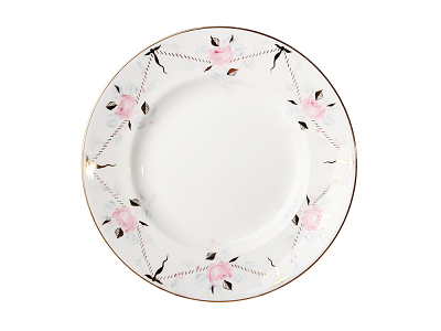 Тарелка мелкая 155 мм Гладкая "Галантный" арт.  80.06117.00.1