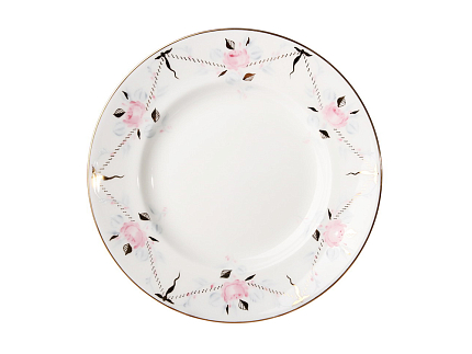 Тарелка мелкая 155 мм Гладкая "Галантный" арт.  80.06117.00.1