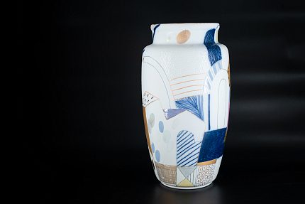 Ваза Город на форме Китайская среднего размера, арт 60.15654.00.1