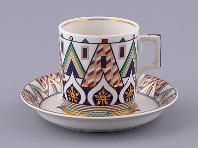 Сервиз чайный на 6 персон 20 предметов, форма Гербовая, рисунок Великая Русь, арт. 81.31998.00.1