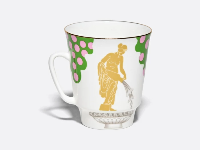 Чашка с блюдцем 165 мл, форма Майская, рисунок Фонтан Нимфа и Данаида, арт. 81.34935.00.1, 