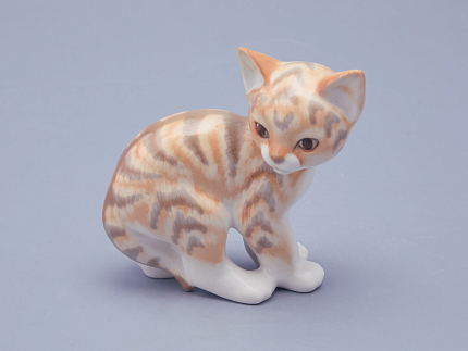Скульптура Кошка рыжая арт. 82.44488.00.1