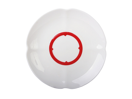 Чашка с блюдцем чайная 220 мл форма Наташа рисунок Коралл арт. 81.17717.00.1