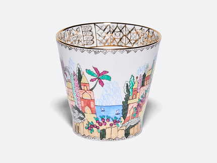 Чашка с блюдцем Черный кофе Голубое озеро арт. 81.15329.00.1