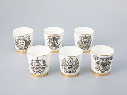 Подарочный набор стопок форма Сувенирная 1 рисунок Кворум, арт. 81.30291.00.1, 