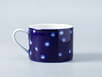 Чашка с блюдцем форма Соло рисунок Реки России. Обь арт. 81.28758.00.1