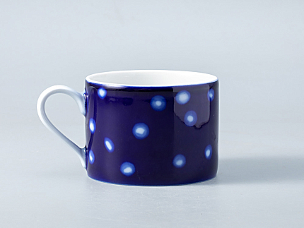 Чашка с блюдцем форма Соло рисунок Реки России. Обь арт. 81.28758.00.1