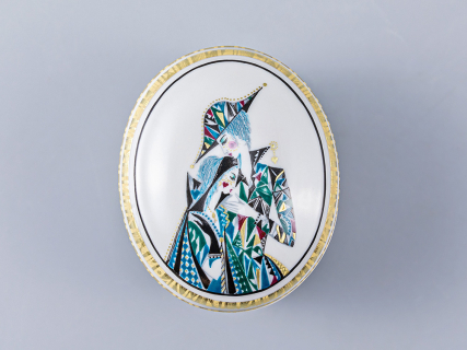 Туалетная Коробочка Овальная Влюбленные арт. 80.09576.00.1, 