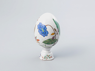 Яйцо пасхальное на подставке 132 мм рисунок Солнечная оранжерея арт. 80.80975.00.1