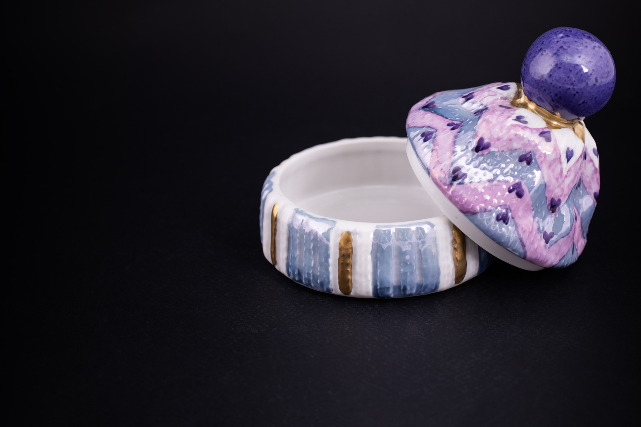 Шкатулка Детская шапочка, рисунок Зигзаг, арт 60.16408.00.1, 