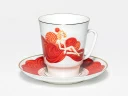 Чашка с блюдцем 165 мл, в подарочной упаковке, форма Майская, рисунок Обнаженные сердца, арт 81.10461.00.1, 