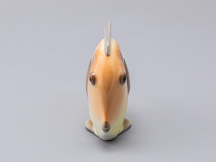 Скульптура форма Рыба-диск среднего размера рисунок Желтый, арт. 82.50098.00.1