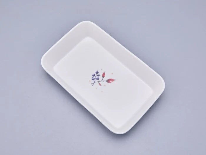 Набор для запекания с деревянной крышкой (2 предмета), в подарочной упаковке, форма Стандартная, рисунок Календа, арт 42.00073.00.1, 